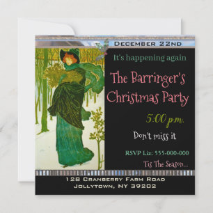 Invitation Fête de Noël et d'amis