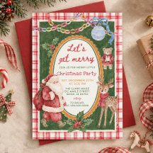 Fête de Noël Fantaisiste Let's Get Merry