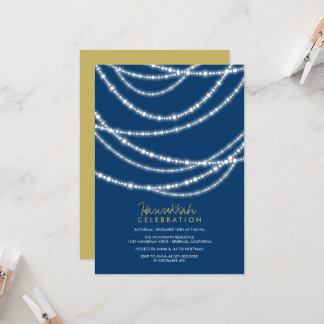 Invitation Fête de Noël Hanoukka