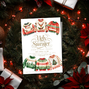 Invitation Fête de Noël moche