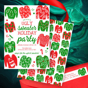 Invitation Fête de Noël PEU DOUCE FÊTE FÊTE SUR MESURE