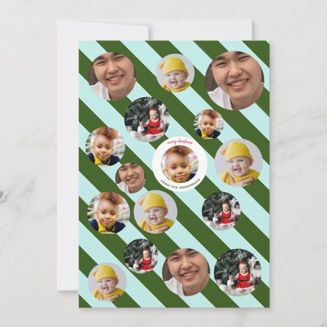 Invitation Fête de Noël 🎄 photo personnalisée (Devant)