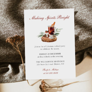 Invitation Fête de Noël pour illuminer les esprits