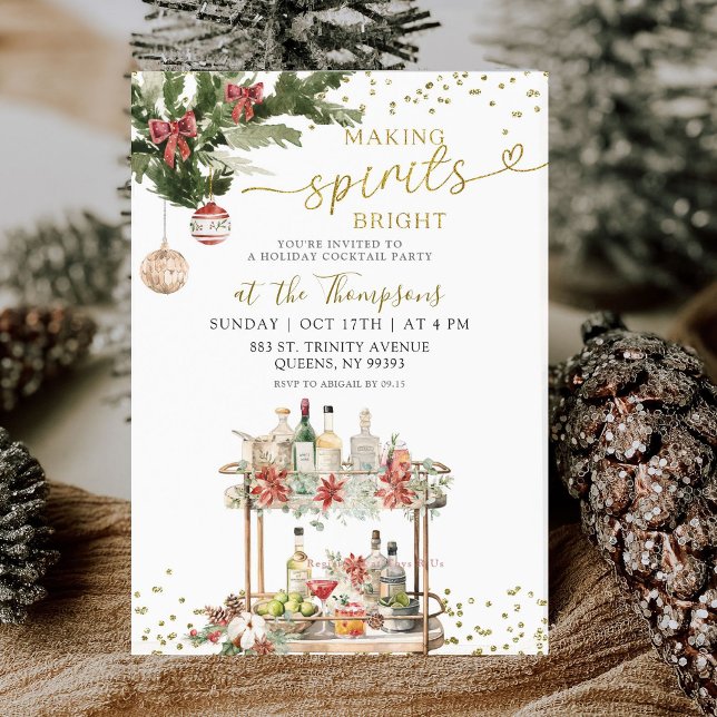 Invitation Fête de Noël pour illuminer les esprits (Créateur téléchargé)