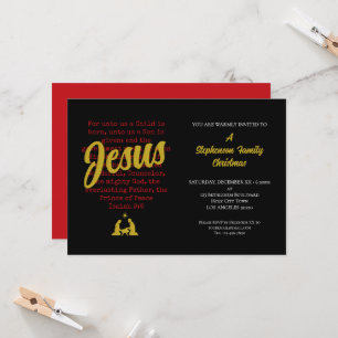 Invitation Fête de Noël POUR NOUS