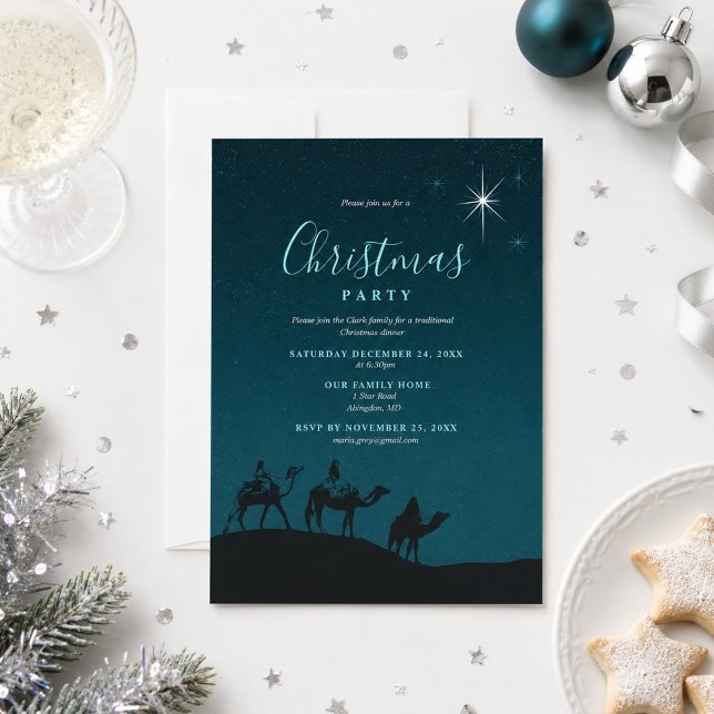 Invitation Fête de Noël religieuse (Créateur téléchargé)