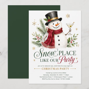 Invitation Fête de Noël sans pareil