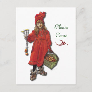 Invitation Fête de Noël scandinave