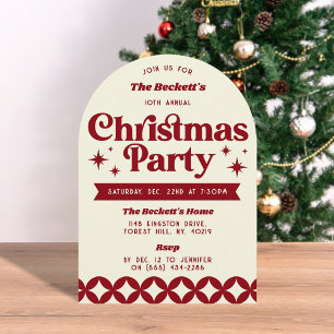 Invitation Fête de Noël Super
