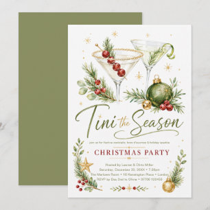 Invitation Fête de Noël Tini the Season