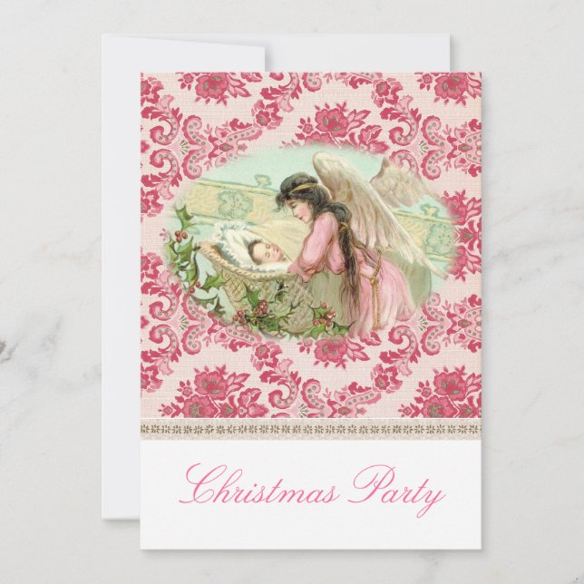 Invitation Fête de Noël victorienne (Devant)