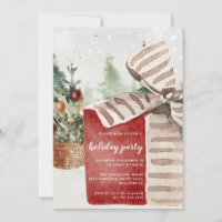  Fête de Noël Vintage moderne Aquarelle