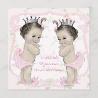 Fête de Nourrisson Jumelles Adorables Princesse Ro