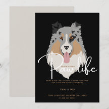 Fête de patte de chien chiot mignon 