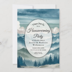 Invitation Fête de pendaison de crémaillère dans la maison de