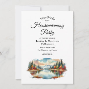 Invitation Fête de pendaison de crémaillère dans une maison r