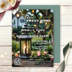 Invitation Fête de pendaison de crémaillère sur la couverture