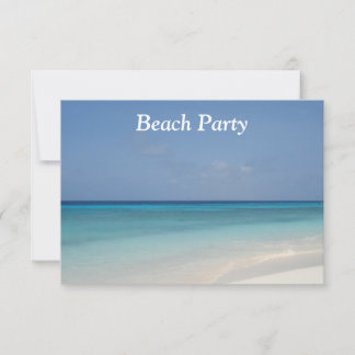 Invitation Fête de plage