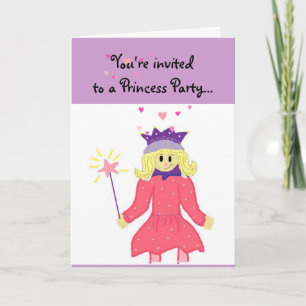 Invitation Fête de princesse
