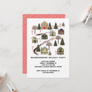 Invitation Fête de quartier de Noël