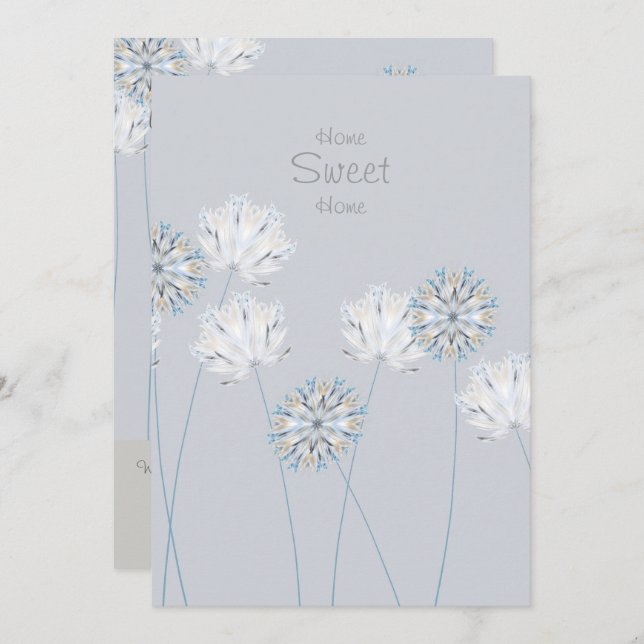 Invitation Fête de réchauffement domestique personnalisée (Devant / Derrière)