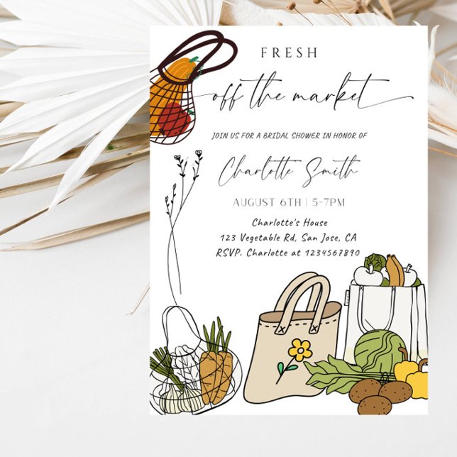 Invitation Fête de Remise de Cadeaux de Mariage Fraîche du Ma (Créateur téléchargé)