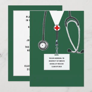 Invitation Fête de remise des diplômes de l'école de médecine