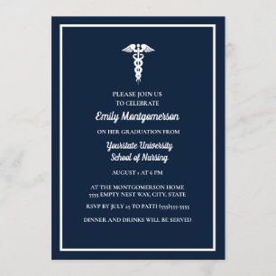 Invitation Fête de remise des diplômes de l'école d'infirmièr