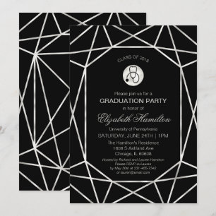 Invitation Fête de remise des diplômes d'école d'infirmière a