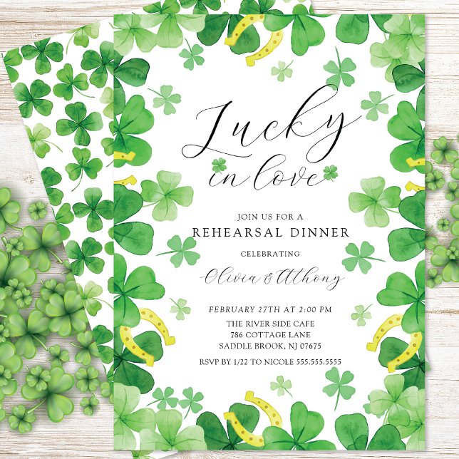 Invitation Fête de répétition Lucky In Love (Créateur téléchargé)