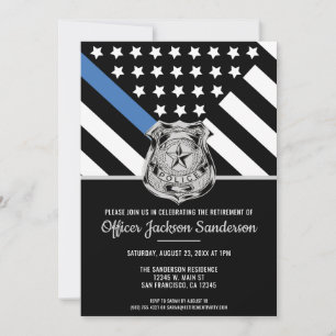 Invitation Fête de retraite de la police