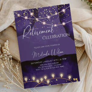 Invitation Fête de retraite de Noël