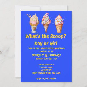 Invitation Fête de révélation de sexe : What's the Scoop