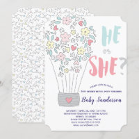 Fête de révélation du sexe aux floraisons florales