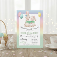 Fête de révélation du sexe de bébé de Pâques Lapin