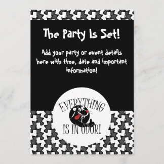 Invitation Fête de Skunk
