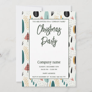 Invitation Fête de société minimaliste moderne