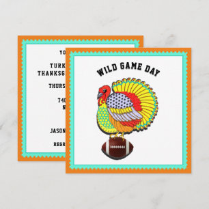Invitation Fête de Thanksgiving