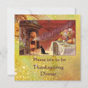 Invitation Fête de Thanksgiving