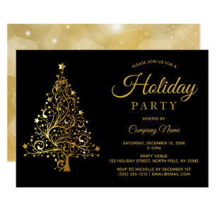 Invitations Arbre De Soirees De Noel Zazzle Fr