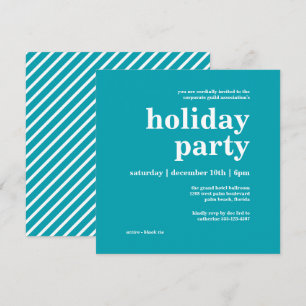 Invitation Fête de vacances minimaliste moderne