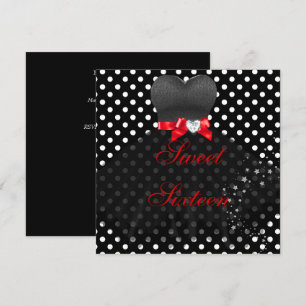 Invitation FÊTE DES 16 ANS 16e Anniversaire