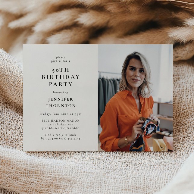 Invitation Fête des 50 ans de Modern Photo (Créateur téléchargé)