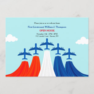 Invitation Fête des Blancs rouges et des Bleus de la Force aé