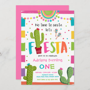 Invitation Fête des Cactus mexicains