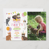 Fête des chats Fête d'anniversaire Filles Amusants
