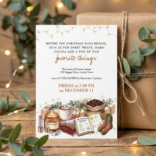 Invitation Fête des Choses Préférées de Fêtes Cozy