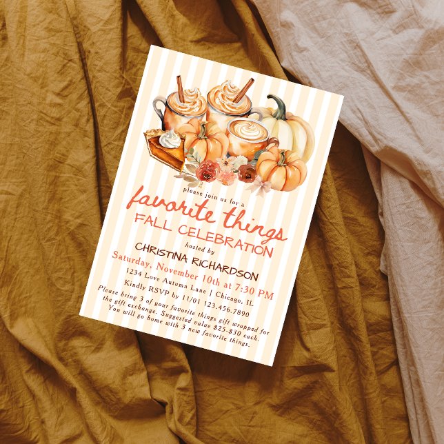 Invitation Fête des Choses Préférées de la Saison de la Citro (Créateur téléchargé)