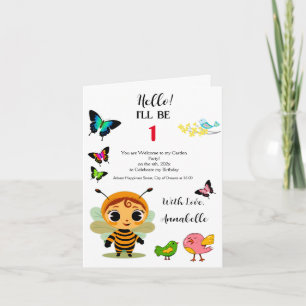 Invitation Fête des enfants de Garden Party