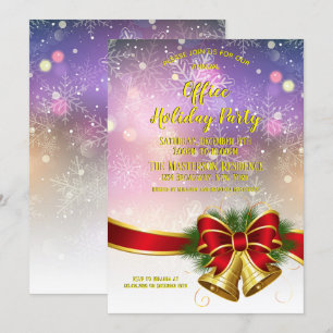 Invitation Fête des Fêtes de l'Elegant Purple Company